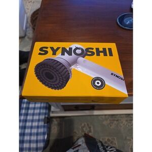 Synoshi Power Spin Scrubber Bundle 2 Units 1 Sealed 1 Tested w/ 16 Attachments
